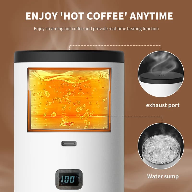 เครื่องชงกาแฟไฟฟ้าแบบพกพา 7800mAh