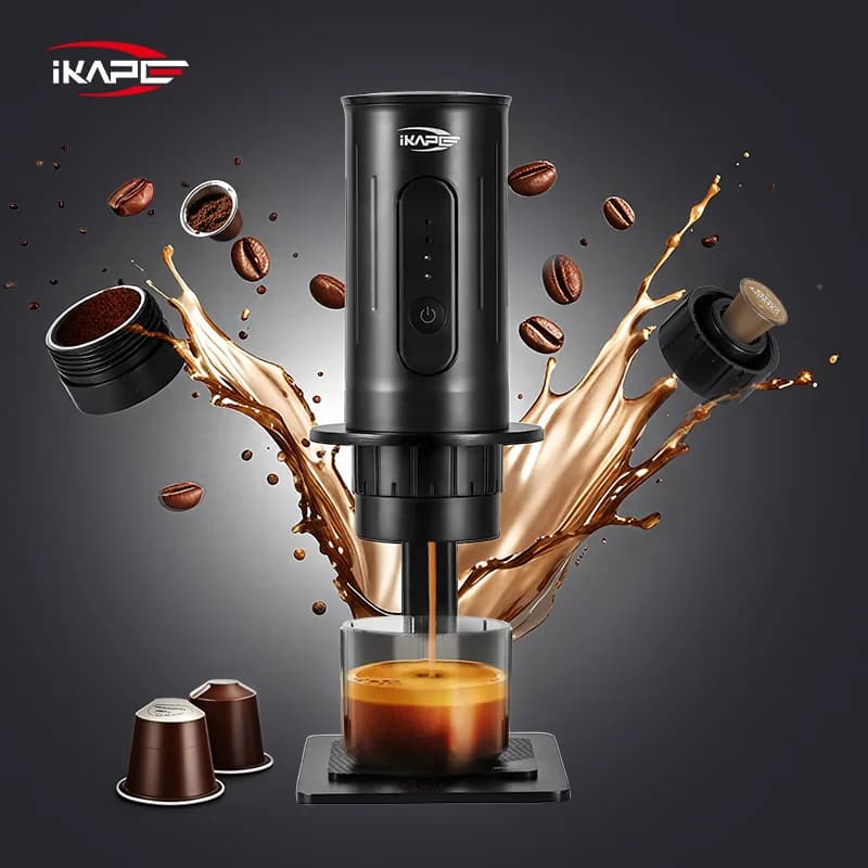 เครื่องชงกาแฟแบบพกพา สำหรับแคปซูลและกาแฟบด