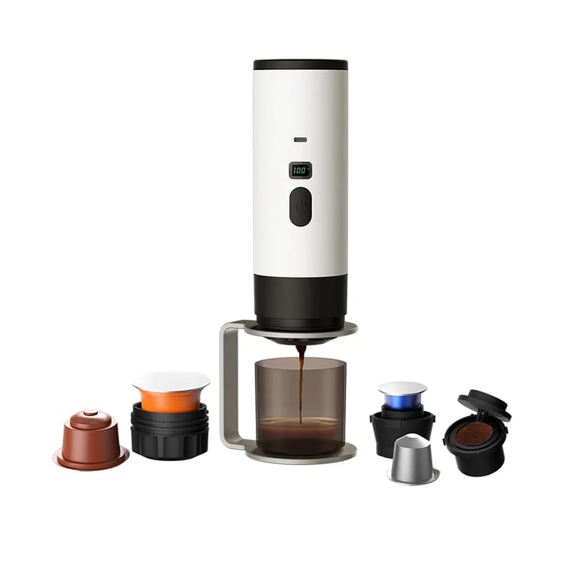 เครื่องชงกาแฟไฟฟ้าแบบพกพา 7800mAh